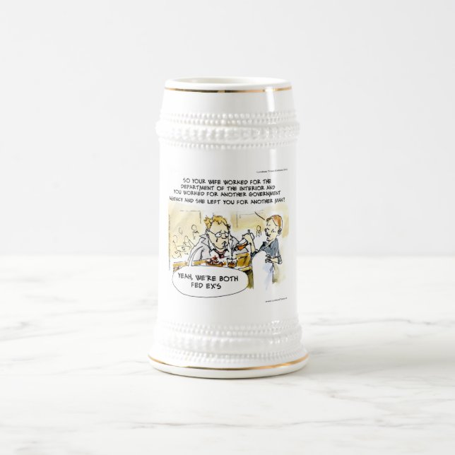 Federal Ex-Ehepartner Lustig Bierglas (Mittel)