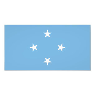 Federated Staaten of Micronesia Flag Fotodruck