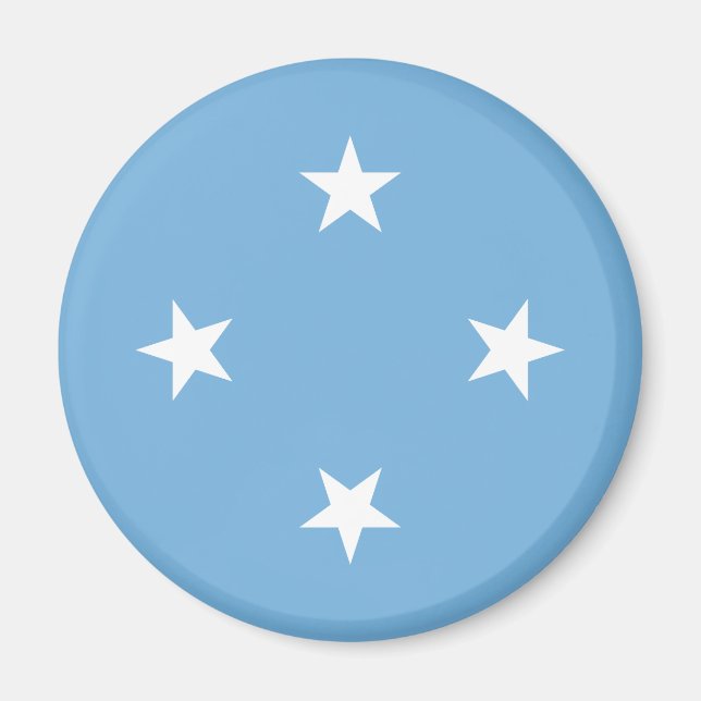 Federated Staaten of Micronesia Flag Magnet (Vorne)