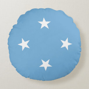 Federated Staaten of Micronesia Flag Rundes Kissen