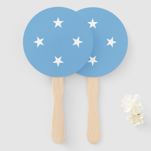Federated States of Micronesia flag Fächer (Vorne und Hinten)
