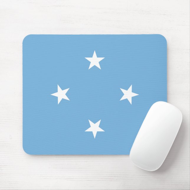 Federated States of Micronesia flag Mousepad (Mit Mouse)
