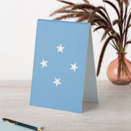 Federated States of Micronesia flag Tischaufsteller
