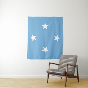 Federated States of Micronesia flag Wandteppich