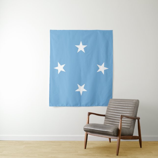 Federated States of Micronesia flag Wandteppich (Beispiel)