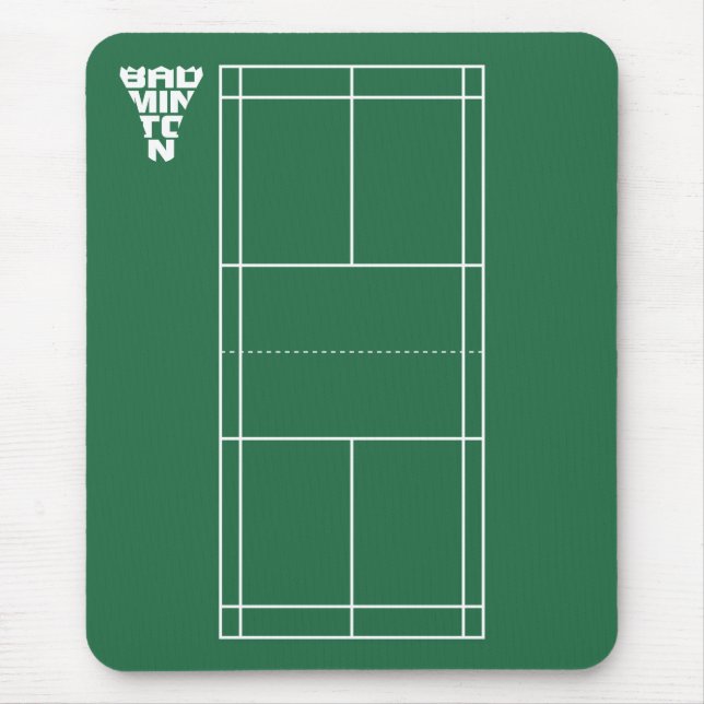 Federballplatz Mousepad (Vorne)