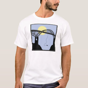 Federelement-springende Brücken-Szene T-Shirt