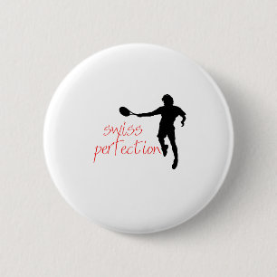 Federer T-Shirt Schweizer-Perfektion Button