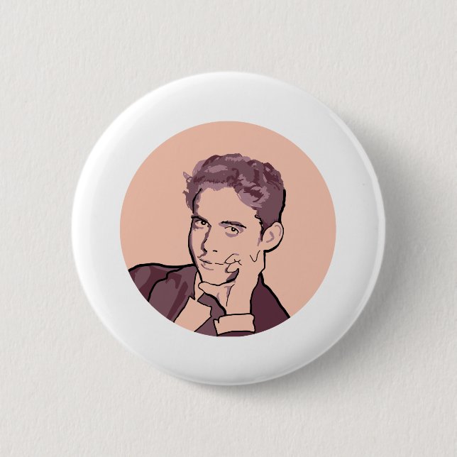 Federico Garcia Lorca Button (Vorderseite)
