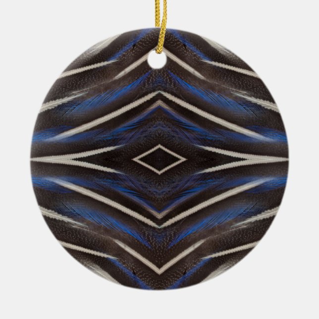 Federkonstruktion aus der Diamantschicht der Guine Keramik Ornament (Vorne)