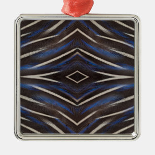 Federkonstruktion aus der Diamantschicht der Guine Silbernes Ornament