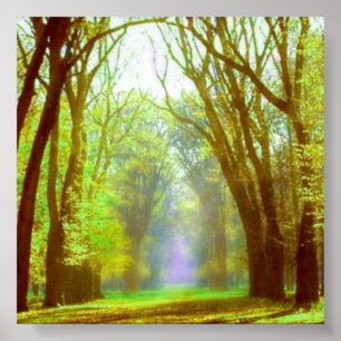 Federlichtplakat Poster