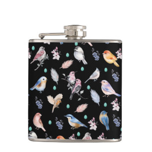 Federmuster Flachmann