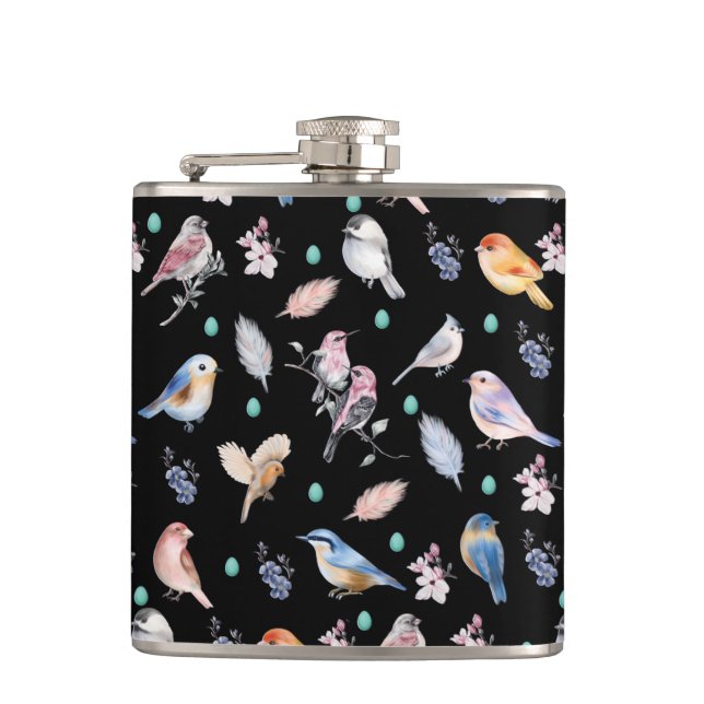 Federmuster Flachmann (Vorderseite)