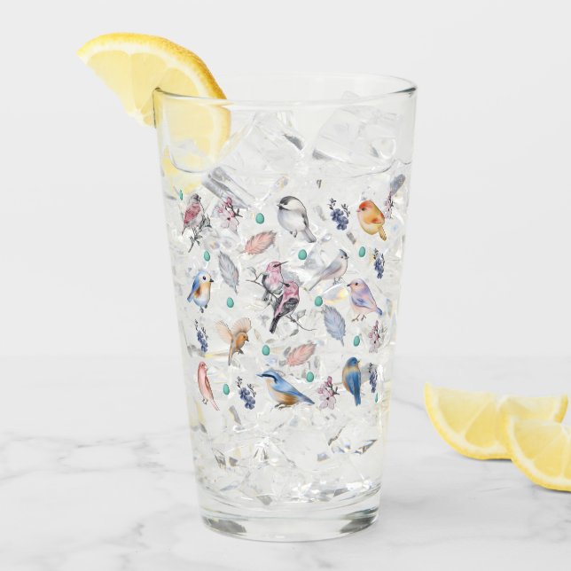 Federmuster Glas (Vorderseite Ice)