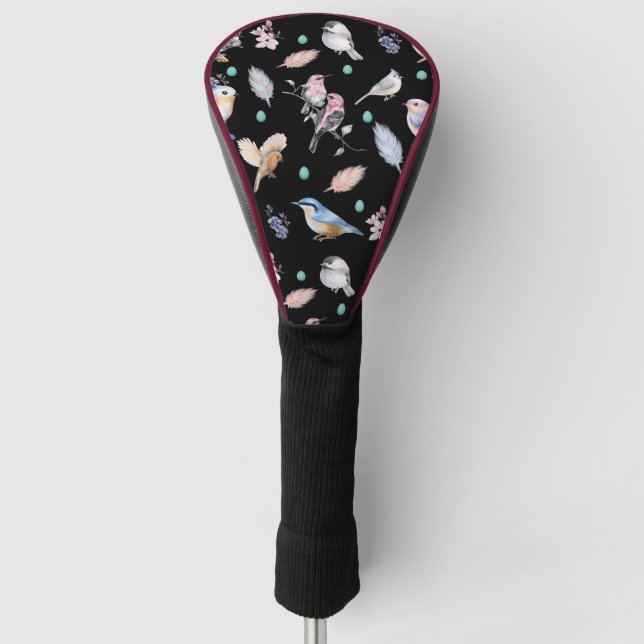Federmuster Golf Headcover (Vorderseite)