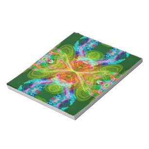 Federmuster Notizblock