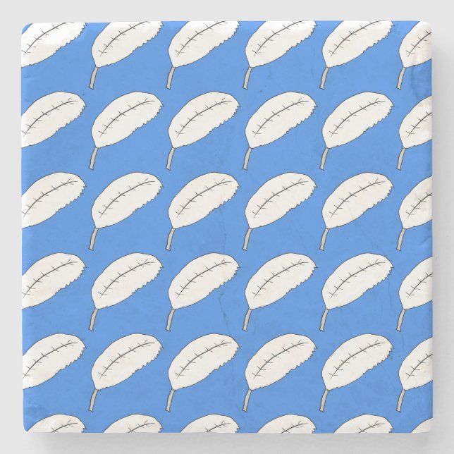 Federmuster Steinuntersetzer (Vorderseite)