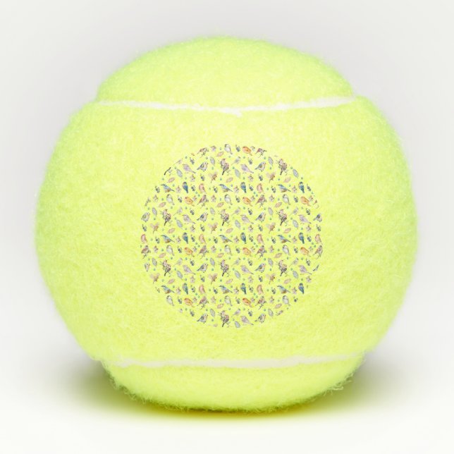 Federmuster Tennisbälle (Vorderseite)