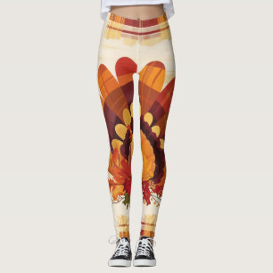 Federn des Herbstes Leggings