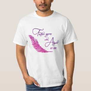 Federn erscheinen, wenn Engel in der Nähe des T - T-Shirt