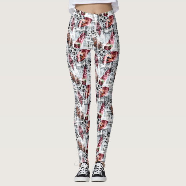 Federn, ethnisch. leggings (Vorderseite)