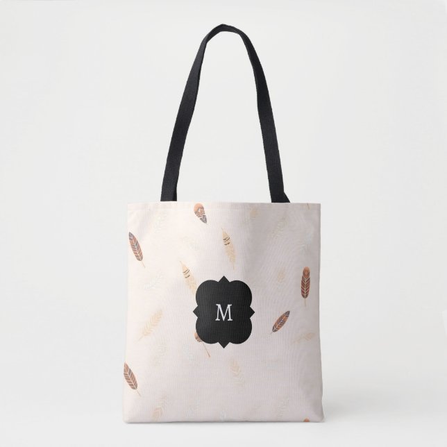 Federn Luxus-Popular-Boho-Kollektion Tasche (Vorderseite)