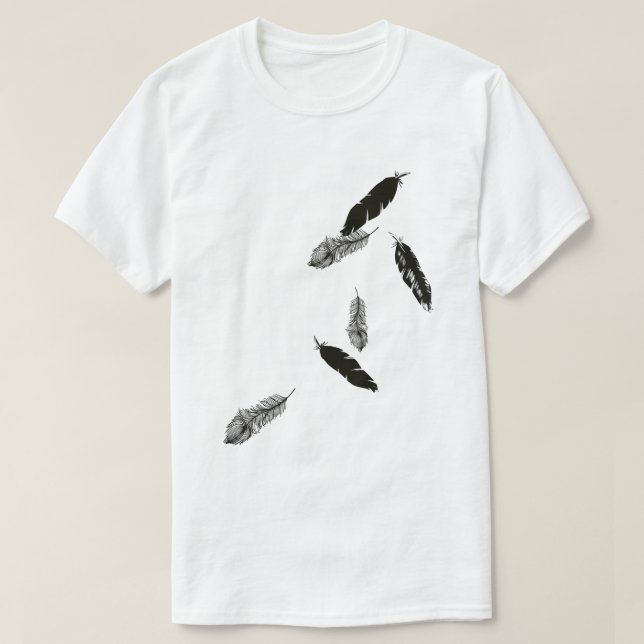 Federn T-Shirt (Design vorne)