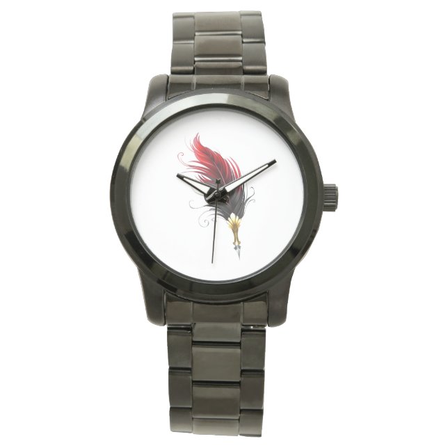 Federnstift mit Goldnippe Armbanduhr (Vorderseite)