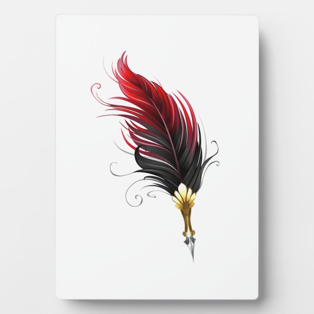 Federnstift mit Goldnippe Fotoplatte (Vorderseite)