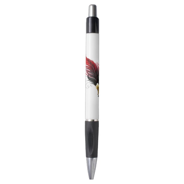 Federnstift mit Goldnippe Kugelschreiber (Vorderseite Vertikal)