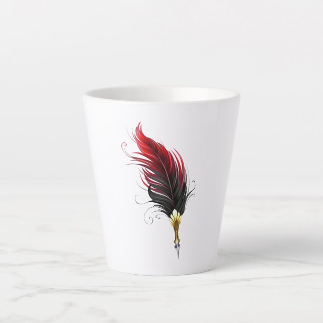 Federnstift mit Goldnippe Milchtasse (Vorderseite)
