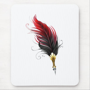 Federnstift mit Goldnippe Mousepad