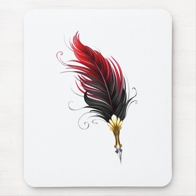 Federnstift mit Goldnippe Mousepad (Vorne)