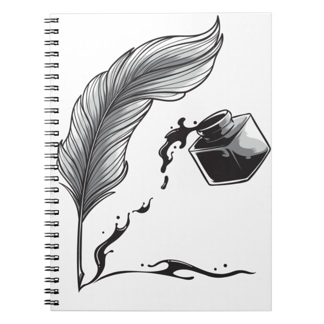 Federstift Notizblock (Vorderseite)