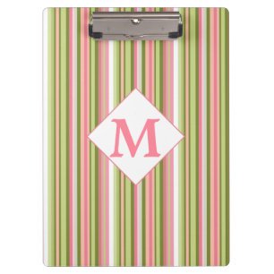 Federstreifen mit Monogramm Zwischenablage Klemmbrett