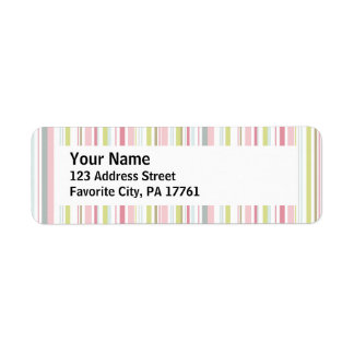 Federstreifen-Rücksendeadressen-Aufkleber