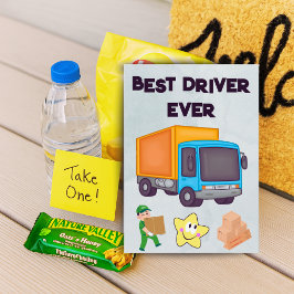 FedEx UPS Amazon Driver Card With Editable Text Dankeskarte