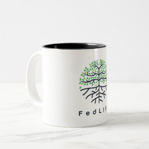 FedLIFE 11 oz. Zweifarbige Tasse
