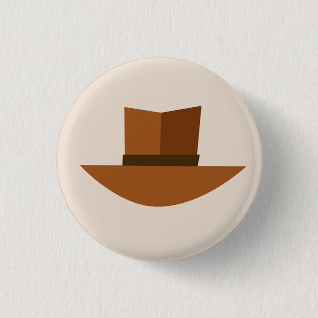 Fedora-Button Button (Vorderseite)