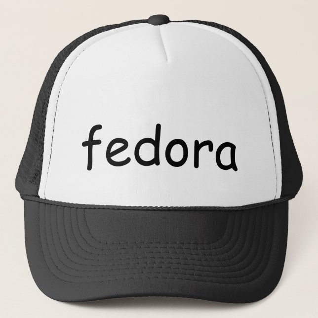 Fedora Truckerkappe (Vorderseite)