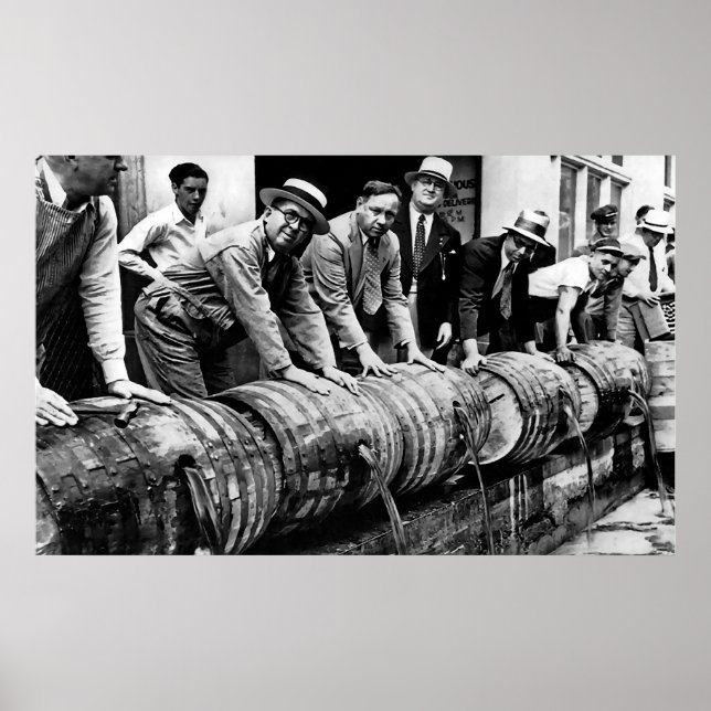FEDS DUMP PROHIBITION LIQUOR 1920 POSTER (Vorne)