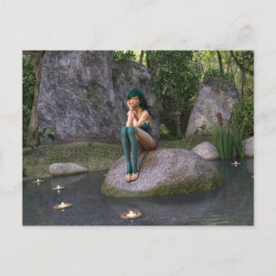 Fée à la carte postale Enchanted Pond