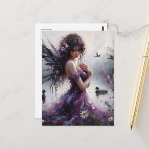 Fee am Ententeich Postkarte