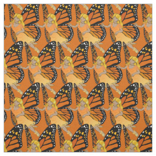 Fee Art Fabric Butterfly Fairy Muster Stoffe