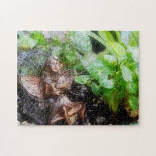 Fée Dans Le Puzzle Du Jardin