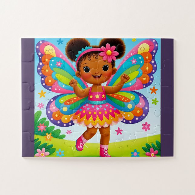 "FÉE DANSANTE HEUREUSE" PUZZLE (Horizontal)