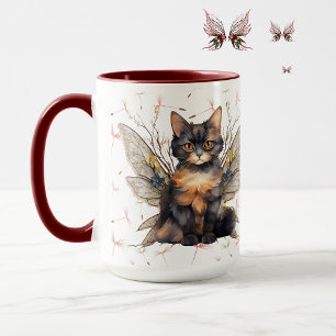 Fée de chat 2 Café Mug