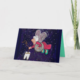 Fée de dent - carte de voeux