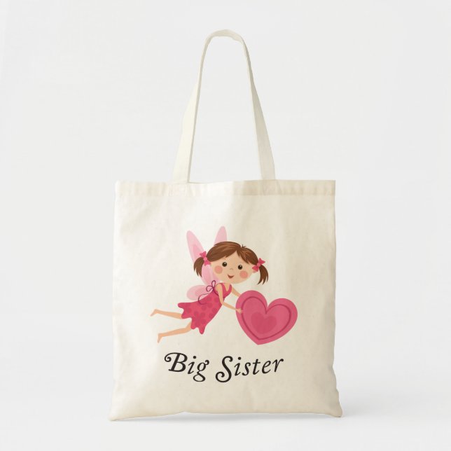Fée de grande soeur avec le sac fourre-tout à (Devant)